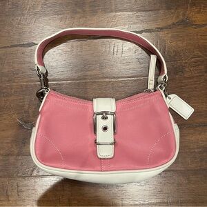 Y2K Coach Buckle Shoulder Bag